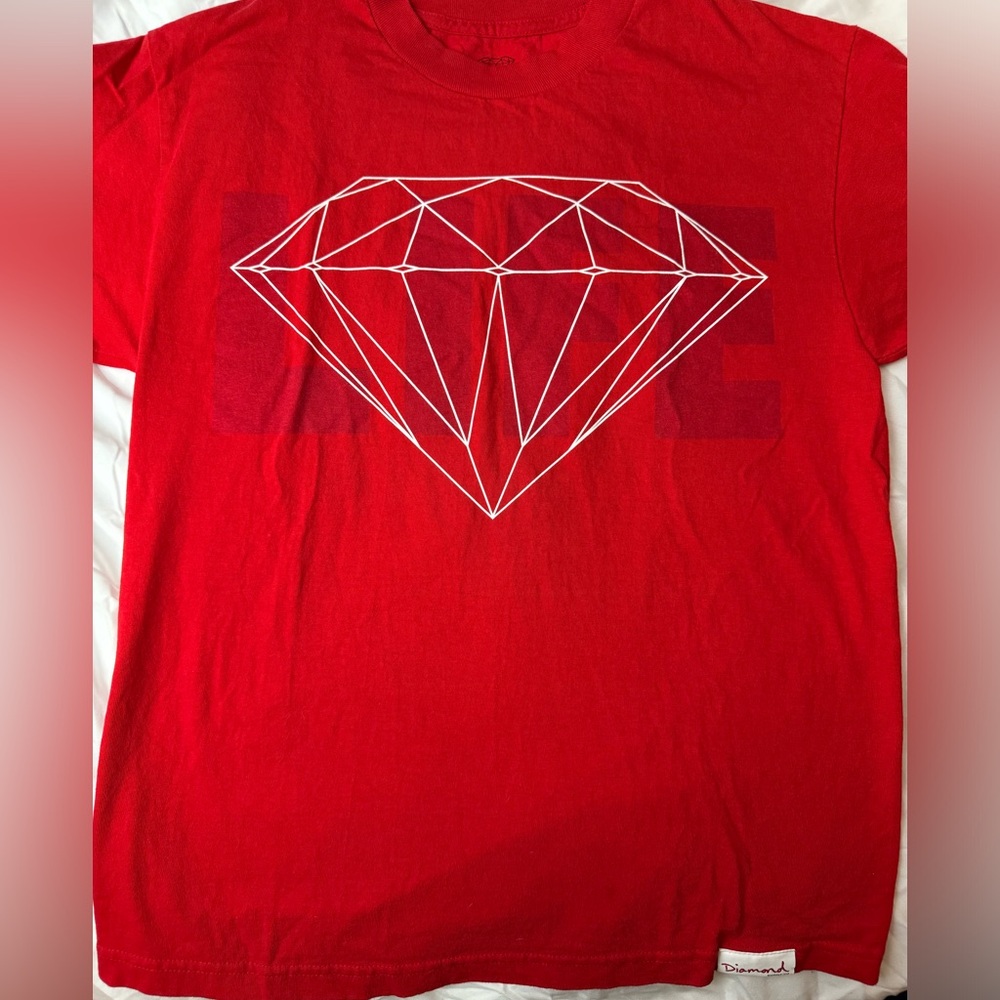 Diamond Supply Co. Red Graphic T-Shirt